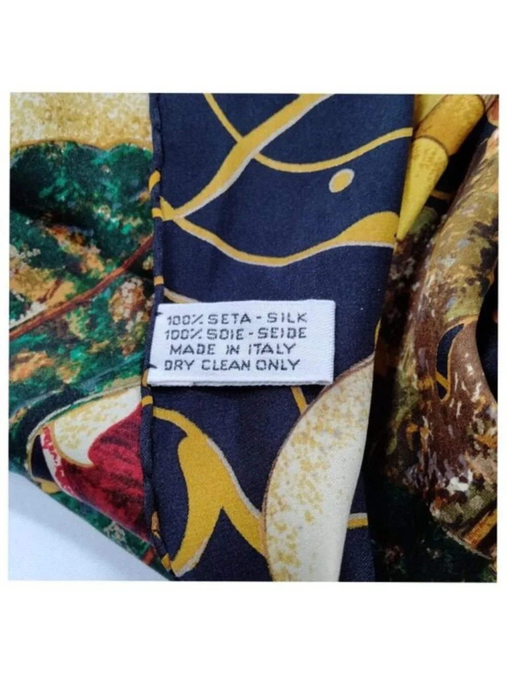 Authentic CHANEL Floral Sunflower Silk Square Scarf CC Logo